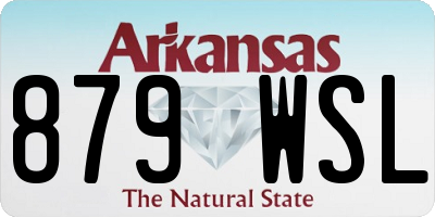 AR license plate 879WSL