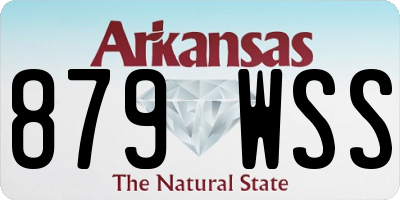 AR license plate 879WSS