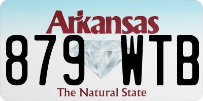 AR license plate 879WTB