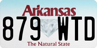 AR license plate 879WTD
