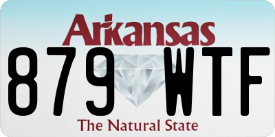 AR license plate 879WTF