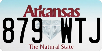 AR license plate 879WTJ
