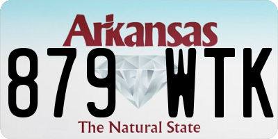 AR license plate 879WTK