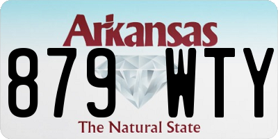 AR license plate 879WTY