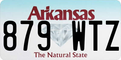 AR license plate 879WTZ