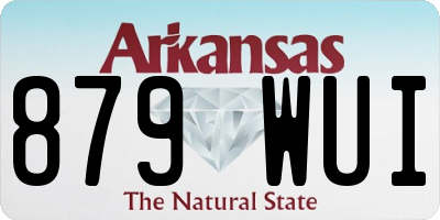 AR license plate 879WUI