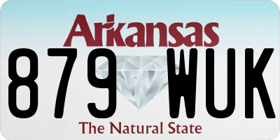 AR license plate 879WUK