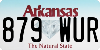 AR license plate 879WUR