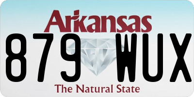 AR license plate 879WUX