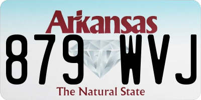 AR license plate 879WVJ