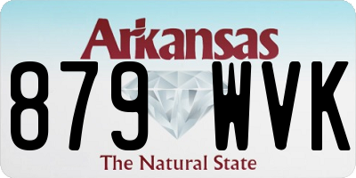 AR license plate 879WVK