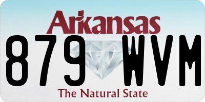 AR license plate 879WVM