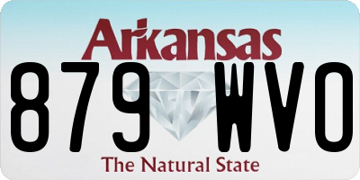 AR license plate 879WVO