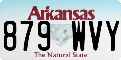 AR license plate 879WVY