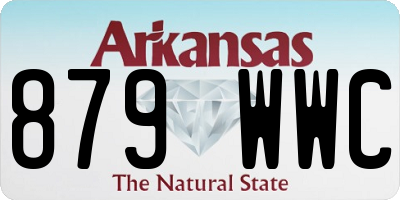 AR license plate 879WWC