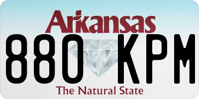 AR license plate 880KPM