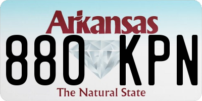 AR license plate 880KPN