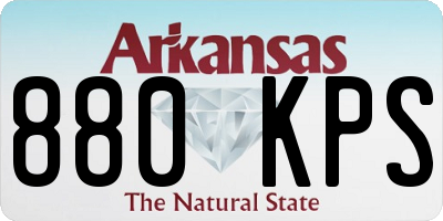 AR license plate 880KPS