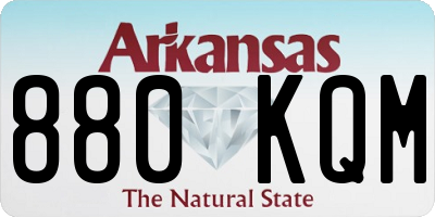 AR license plate 880KQM