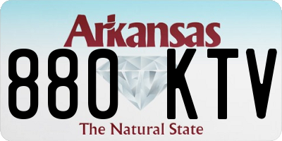 AR license plate 880KTV