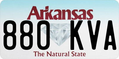 AR license plate 880KVA
