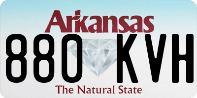 AR license plate 880KVH
