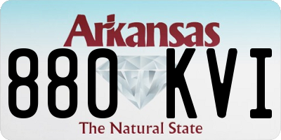 AR license plate 880KVI