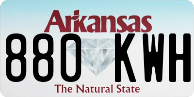 AR license plate 880KWH