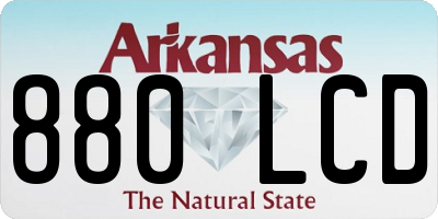 AR license plate 880LCD