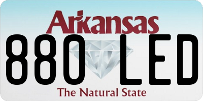 AR license plate 880LED
