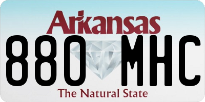 AR license plate 880MHC