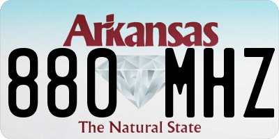 AR license plate 880MHZ