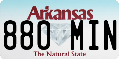 AR license plate 880MIN