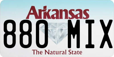 AR license plate 880MIX