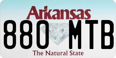 AR license plate 880MTB
