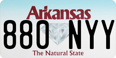AR license plate 880NYY