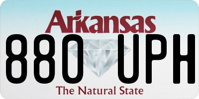 AR license plate 880UPH