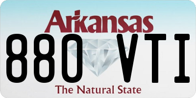 AR license plate 880VTI