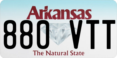 AR license plate 880VTT