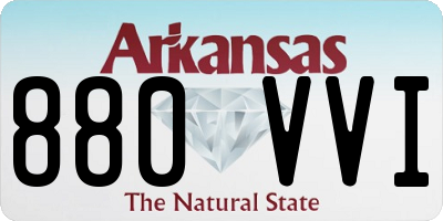 AR license plate 880VVI