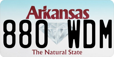 AR license plate 880WDM