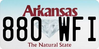 AR license plate 880WFI