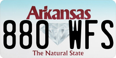 AR license plate 880WFS