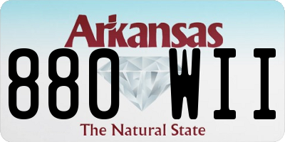 AR license plate 880WII