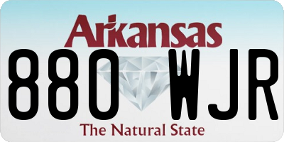 AR license plate 880WJR