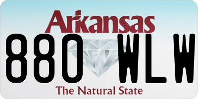 AR license plate 880WLW