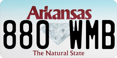 AR license plate 880WMB