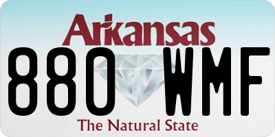 AR license plate 880WMF