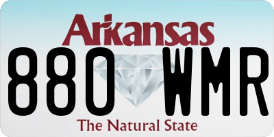 AR license plate 880WMR