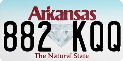 AR license plate 882KQQ